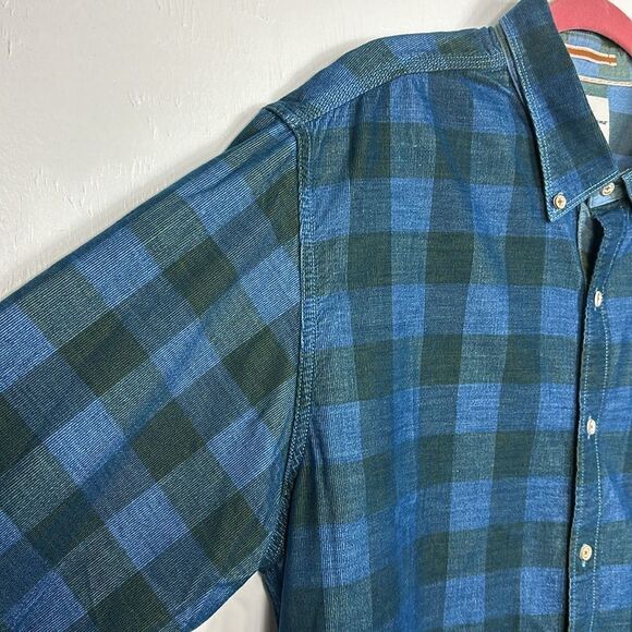 Tommy Bahama Jeans Island Crafted Cotton Plaid Button Down Shirt Size XL - Picture 3 of 9